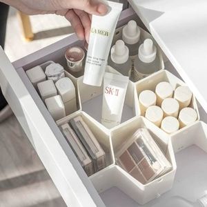 Honeycomb Drawer Organizers | 8 Piece  | White